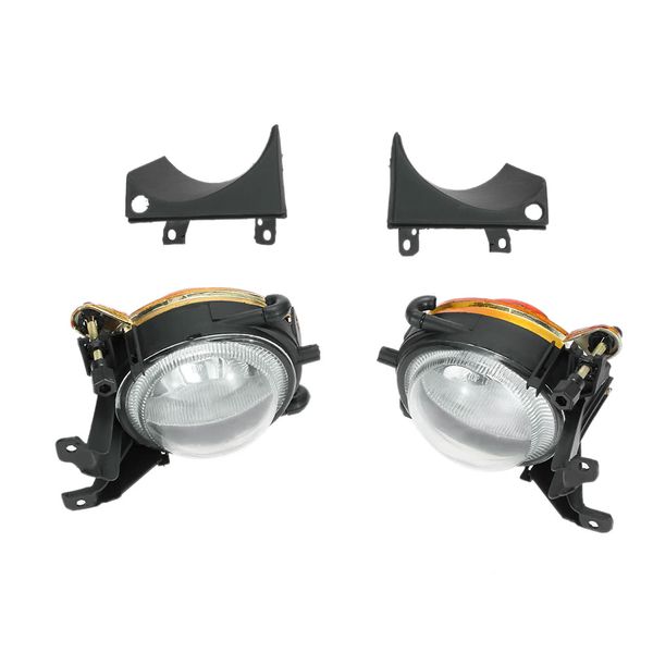 1 pair left & right front fog light without bulbs replacement kit for bmw e39 1999-2004
1 pair left & right front fog light without bulbs replacement kit for bmw e39 1999-2004
