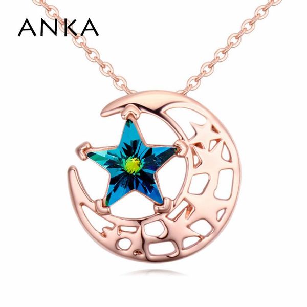 pendant necklaces anka moon star crystal with fashion for women jewelry gift crystals from austria #121032, Silver
pendant necklaces anka moon star crystal with fashion for women jewelry gift crystals from austria #121032, Silver