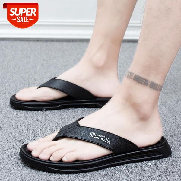 hkxn 2020 new summer rubber flip flops men's casual personality tide male non-slip beach slippers black soft leather slides t02 #np6c
hkxn 2020 new summer rubber flip flops men's casual personality tide male non-slip beach slippers black soft leather slides t02 #np6c