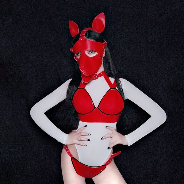 jazz dance costumes stage clothes for singers pole dancing clothing dj ds rave outfit hip hop performance wear, Black;red
jazz dance costumes stage clothes for singers pole dancing clothing dj ds rave outfit hip hop performance wear, Black;red