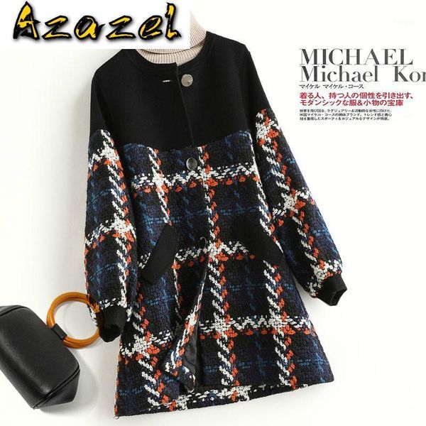 100% wool coat autumn winter tweed woman jacket plaid coats and jackets women clothes abrigo mujer 2020 kqn30178 kj48891, Black
100% wool coat autumn winter tweed woman jacket plaid coats and jackets women clothes abrigo mujer 2020 kqn30178 kj48891, Black