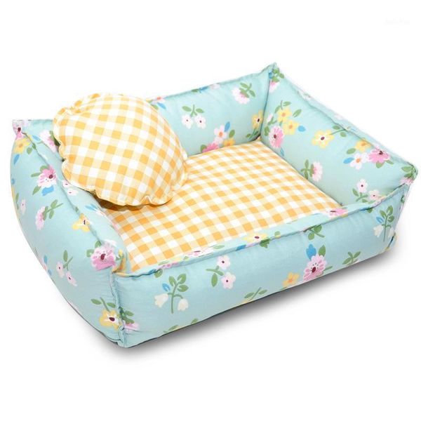 pastoral flower cotton printed pet puppy sofa soft and warm cat bed house cat cushion for all seasons legowisko dla psa perros1
pastoral flower cotton printed pet puppy sofa soft and warm cat bed house cat cushion for all seasons legowisko dla psa perros1