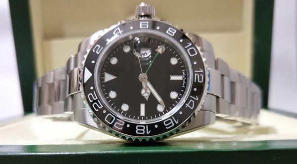 116710 116710blnr gmt 40mm black ceramic bezel automatic mens watch watches, Slivery;brown
116710 116710blnr gmt 40mm black ceramic bezel automatic mens watch watches, Slivery;brown