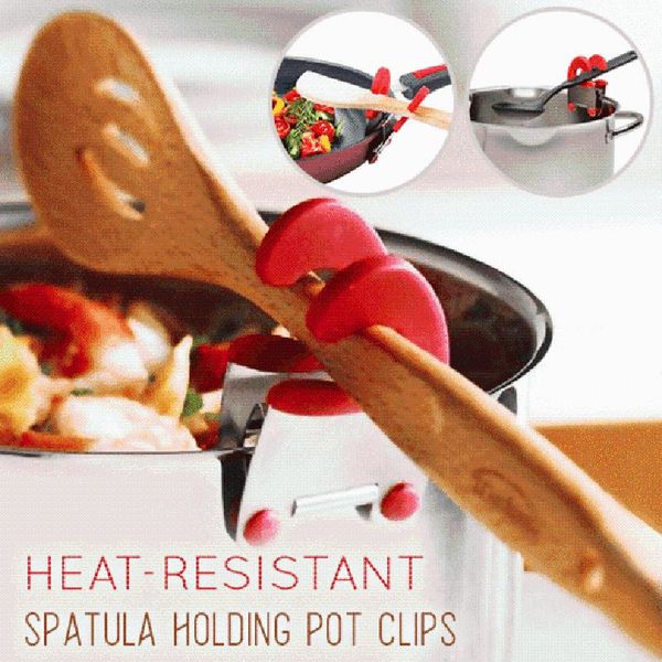 other kitchen tools stainless steel heat-resistant spatula holding pots clip soup spoon holder gadgets
other kitchen tools stainless steel heat-resistant spatula holding pots clip soup spoon holder gadgets