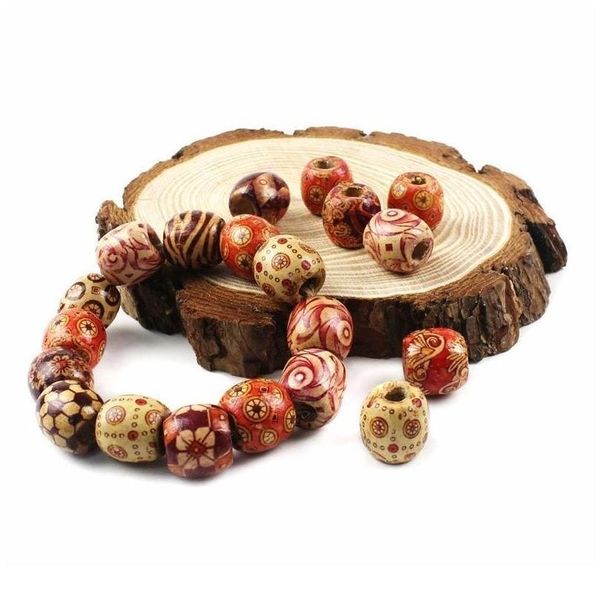 100pcs mixed tribal wooden beads for jewelry making big hole beads fit charm bracelet necklace 8m jlltus, Black
100pcs mixed tribal wooden beads for jewelry making big hole beads fit charm bracelet necklace 8m jlltus, Black
