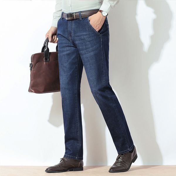 men's loose fitting straight business gentleman youth primary color leisure pants in autumn and winter of 2019, Blue
men's loose fitting straight business gentleman youth primary color leisure pants in autumn and winter of 2019, Blue