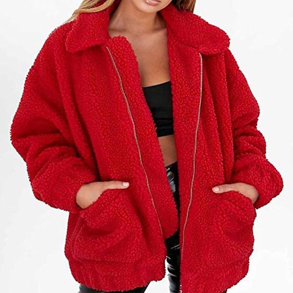 zipper closure brushy shopping soft double pocket lapel neck holiday warm women coat long sleeve washable daily casual winter, Black
zipper closure brushy shopping soft double pocket lapel neck holiday warm women coat long sleeve washable daily casual winter, Black