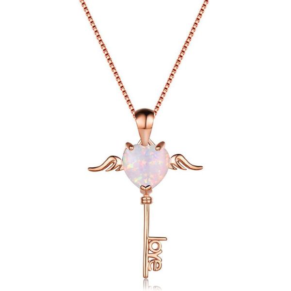 pendant necklaces fashion women's rose gold key necklace love 2021 wedding souvenir gift blue heart zircon for women jewelry, Silver
pendant necklaces fashion women's rose gold key necklace love 2021 wedding souvenir gift blue heart zircon for women jewelry, Silver