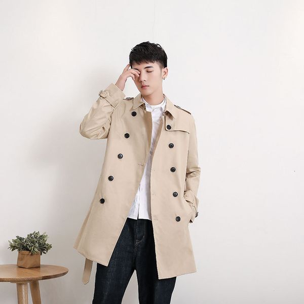 windbreaker autumn new 2019 mid long solid color jacket men's youth fashion leisure, Tan;black
windbreaker autumn new 2019 mid long solid color jacket men's youth fashion leisure, Tan;black