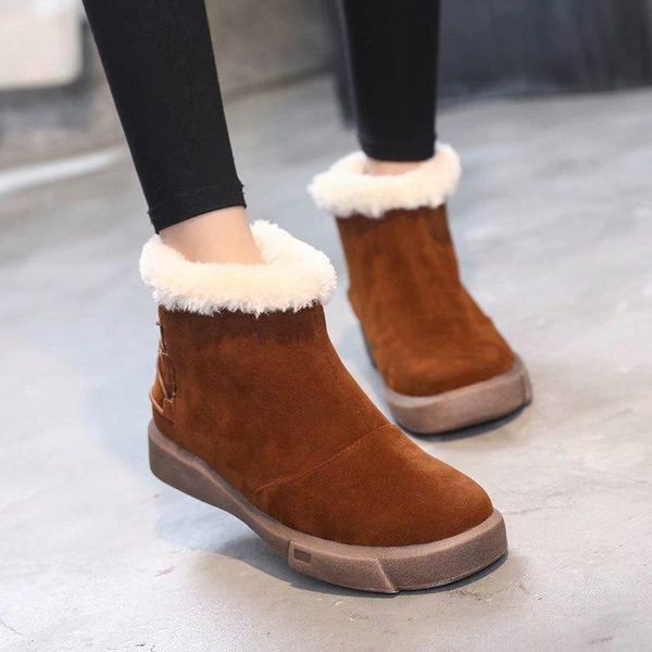 new plus size ankle boots shoes woman snow boots flock flat platform women female warm plush lace up fashion winter, Black
new plus size ankle boots shoes woman snow boots flock flat platform women female warm plush lace up fashion winter, Black