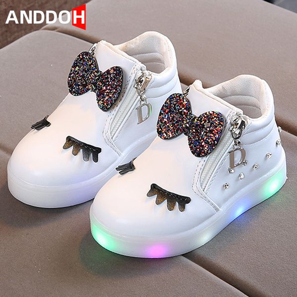 girls children glowing led cute baby luminous sneakers kid casual sneaker princess bow light up shoes krasovki, Black;red
girls children glowing led cute baby luminous sneakers kid casual sneaker princess bow light up shoes krasovki, Black;red