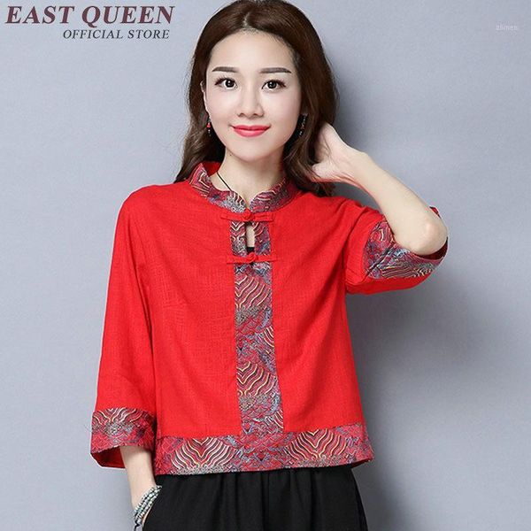new arrivals 2018 mandarin collar blouses traditional chinese clothing elegant ladies retro style xxl 3008 yq1, Red
new arrivals 2018 mandarin collar blouses traditional chinese clothing elegant ladies retro style xxl 3008 yq1, Red