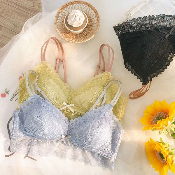 roseheart women fashion yellow blue wireless lace bow bras cotton panties backless padded bra sets a b underwear, Red;black
roseheart women fashion yellow blue wireless lace bow bras cotton panties backless padded bra sets a b underwear, Red;black