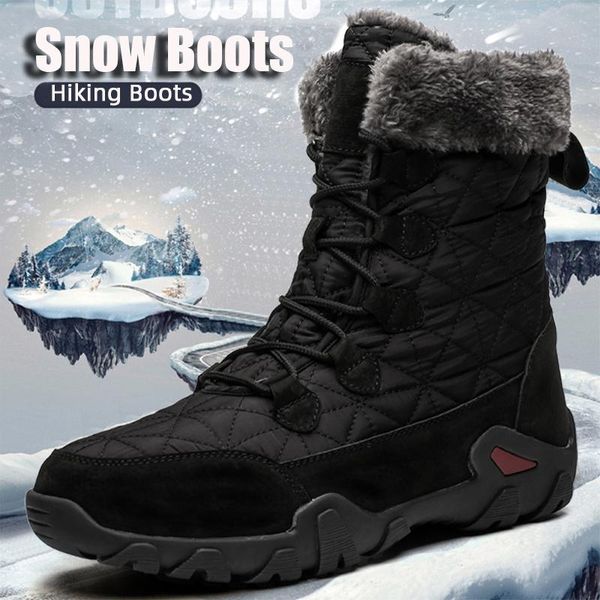 2020 men boots waterproof snow boots male plush winter man warm ankle winter shoes outdoor hiking zapatos de hombre, Black
2020 men boots waterproof snow boots male plush winter man warm ankle winter shoes outdoor hiking zapatos de hombre, Black