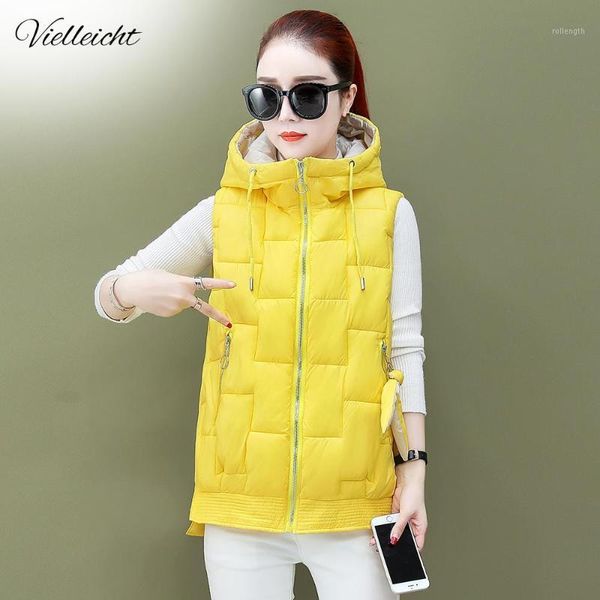 vielleicht autumn winter women vest fashion female cotton sleeveless vest jacket warm short women hooded winter waistcoat1, Black;white
vielleicht autumn winter women vest fashion female cotton sleeveless vest jacket warm short women hooded winter waistcoat1, Black;white