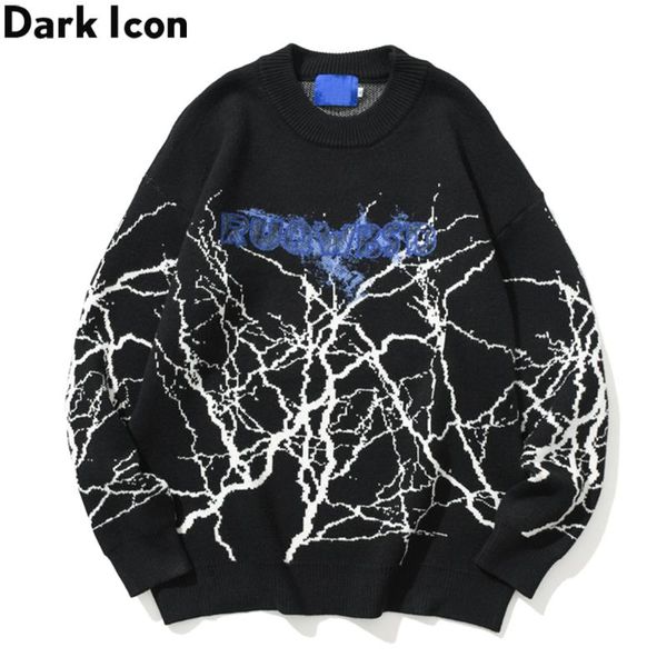 dark thorn knitwear men's sweater crew neck pullover sweaters men 2020 winter 2colors, White;black
dark thorn knitwear men's sweater crew neck pullover sweaters men 2020 winter 2colors, White;black