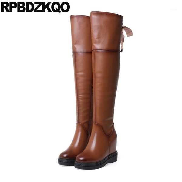 women over the knee side zip boots high bow tall shoes heel height increasing brown long extreme fetish dance 20191, Black
women over the knee side zip boots high bow tall shoes heel height increasing brown long extreme fetish dance 20191, Black