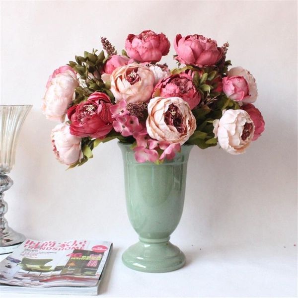 decorative flowers & wreaths happiness artificial silk flower european fall vivid peony fake leaf wedding home party decoration
decorative flowers & wreaths happiness artificial silk flower european fall vivid peony fake leaf wedding home party decoration