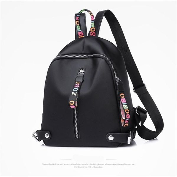 2020 new women bag large capacity female zipper backpack classic black color backpacks fashion school bag high quality 
2020 new women bag large capacity female zipper backpack classic black color backpacks fashion school bag high quality