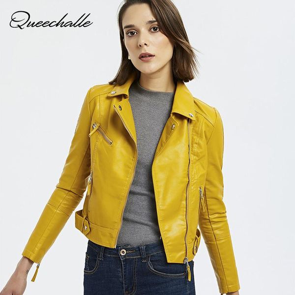 new 2020 autumn pu coat female short motorcycle leather jacket women's yellow zipper design slim soft moto & biker coat winter, Black
new 2020 autumn pu coat female short motorcycle leather jacket women's yellow zipper design slim soft moto & biker coat winter, Black
