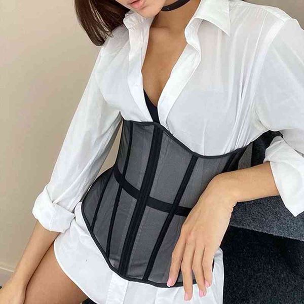 summer tube mesh black crop lace up breasted women party see thought sleeveless breathable corset short wrap tank top, White
summer tube mesh black crop lace up breasted women party see thought sleeveless breathable corset short wrap tank top, White