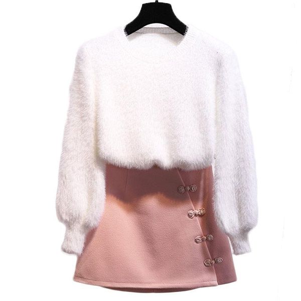 autumn sweater skirt new winter tweed two-piece clothing set women outfit vestido pullover knitwear fashion 2020 design suit, Gray
autumn sweater skirt new winter tweed two-piece clothing set women outfit vestido pullover knitwear fashion 2020 design suit, Gray