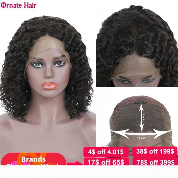 brazilian deep wave wig 13x4 bob wig lace front human hair wigs for black women 150% denisty 8-14 inch remy hair wigs, Black;brown
brazilian deep wave wig 13x4 bob wig lace front human hair wigs for black women 150% denisty 8-14 inch remy hair wigs, Black;brown