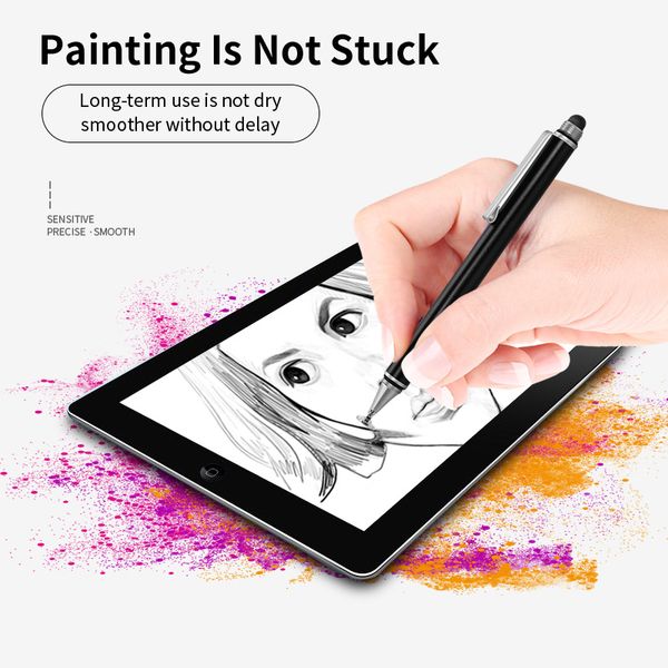 universal 2 in 1 stylus drawing tablet pens capacitive screen caneta touch pen for mobile android phone smart pencil accessories
universal 2 in 1 stylus drawing tablet pens capacitive screen caneta touch pen for mobile android phone smart pencil accessories