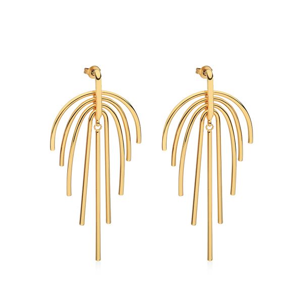 varole swing lines dangle earrings gold color earings drop earrings for women long earring fashion jewelry pendientes mujer moda, Golden
varole swing lines dangle earrings gold color earings drop earrings for women long earring fashion jewelry pendientes mujer moda, Golden