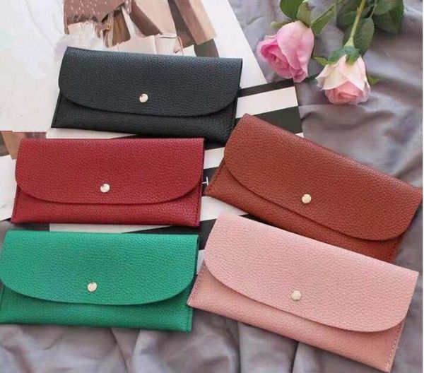 luxurys designers handbag base purse long purse lady multicolor designer women card purse classic zipper bags