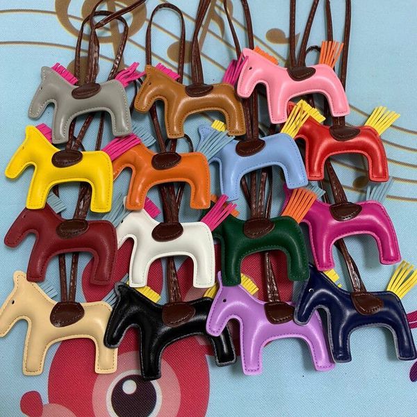designer car keychain fashion famous brand pony pendant decoration pu leather small objects personalized custom tag gift key holder, Silver
designer car keychain fashion famous brand pony pendant decoration pu leather small objects personalized custom tag gift key holder, Silver