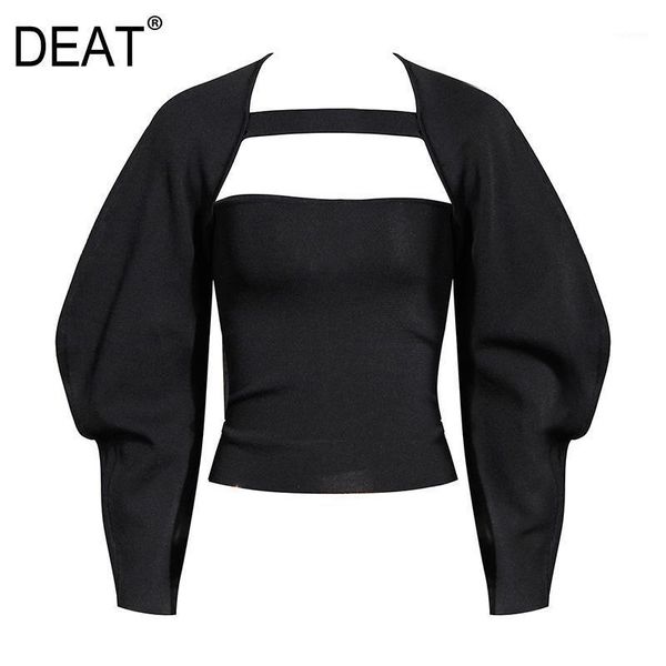 deat fround neck lantern sleeves autumn and winter straps model fabric fashion women high street set female two pieces wo0281, Black;brown
deat fround neck lantern sleeves autumn and winter straps model fabric fashion women high street set female two pieces wo0281, Black;brown