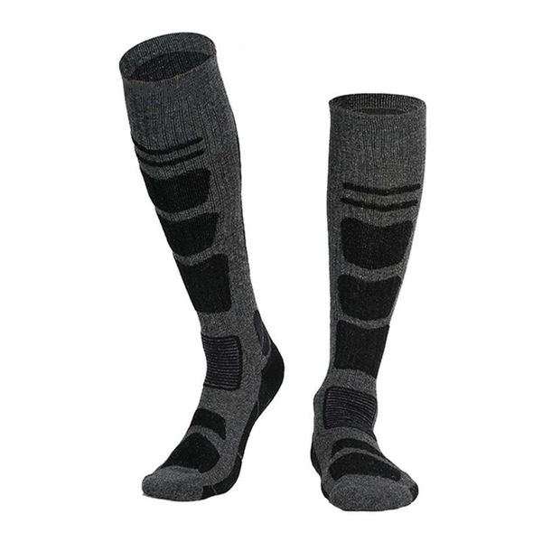 1pair women men outdoor sport snowboard camping casual walking winter warm long hiking ski socks climbing thickened snow soft, Black
1pair women men outdoor sport snowboard camping casual walking winter warm long hiking ski socks climbing thickened snow soft, Black