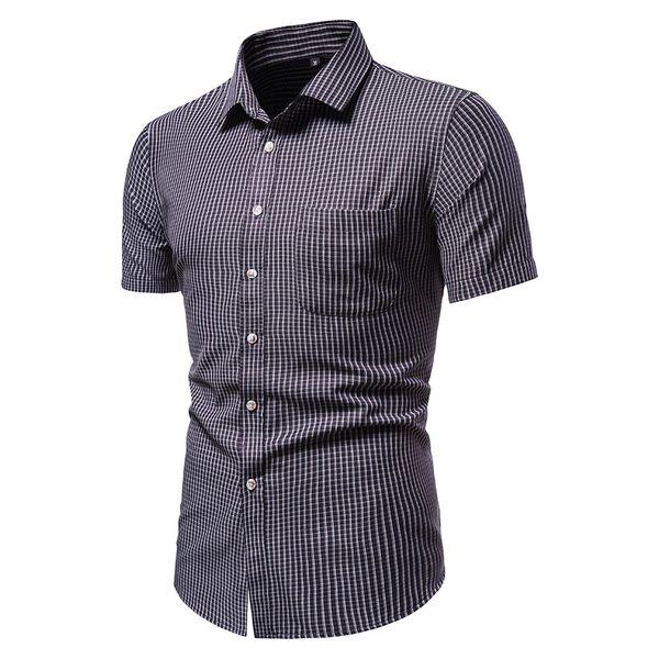 szmxss plaid shirts for men casual slim fit social short sleeve clothing business brand male shirts regular-fit classic 1022, White;black
szmxss plaid shirts for men casual slim fit social short sleeve clothing business brand male shirts regular-fit classic 1022, White;black