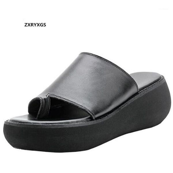 cowhide fish mouth flip flops summer sandals platform increased shoes woman wedges outdoors wear slippers casual sandals1, Black
cowhide fish mouth flip flops summer sandals platform increased shoes woman wedges outdoors wear slippers casual sandals1, Black