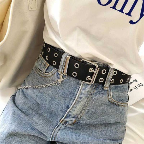 fashion harajuku women punk chain belt adjustable black double/single eyelet grommet metal buckle leather waistband for jeans, Black;brown
fashion harajuku women punk chain belt adjustable black double/single eyelet grommet metal buckle leather waistband for jeans, Black;brown