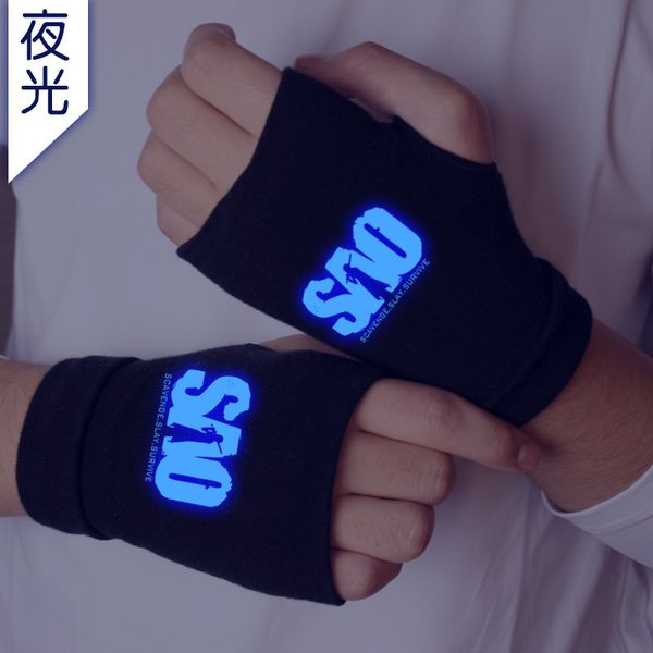 sword art online sao luminous kirito knitting gloves cotton warm half finger wrist mittens cosplay accessory props gift winter, Blue;gray
sword art online sao luminous kirito knitting gloves cotton warm half finger wrist mittens cosplay accessory props gift winter, Blue;gray