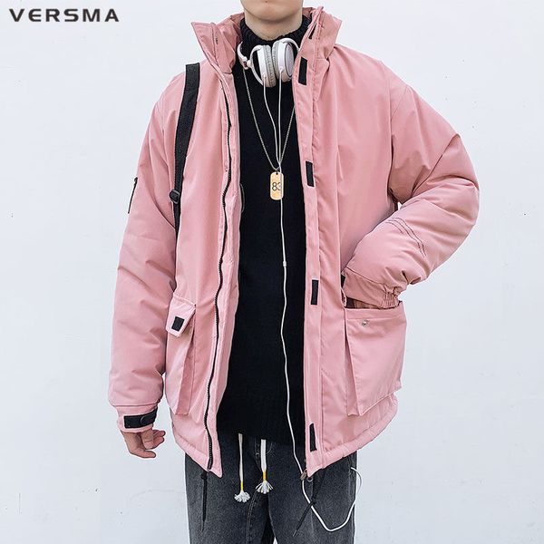 versma japanese padded pocket thick winter jacket parka men youth streetwear solid color warm windbreaker men coat dropshipping, Black
versma japanese padded pocket thick winter jacket parka men youth streetwear solid color warm windbreaker men coat dropshipping, Black