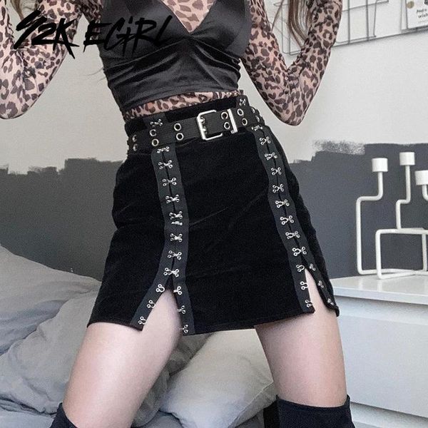 y2k egirl mall goth buckles slit a-line mini skirts punk aesthetics high waist velvet skirts cyber gothic outfits black bottoms
y2k egirl mall goth buckles slit a-line mini skirts punk aesthetics high waist velvet skirts cyber gothic outfits black bottoms