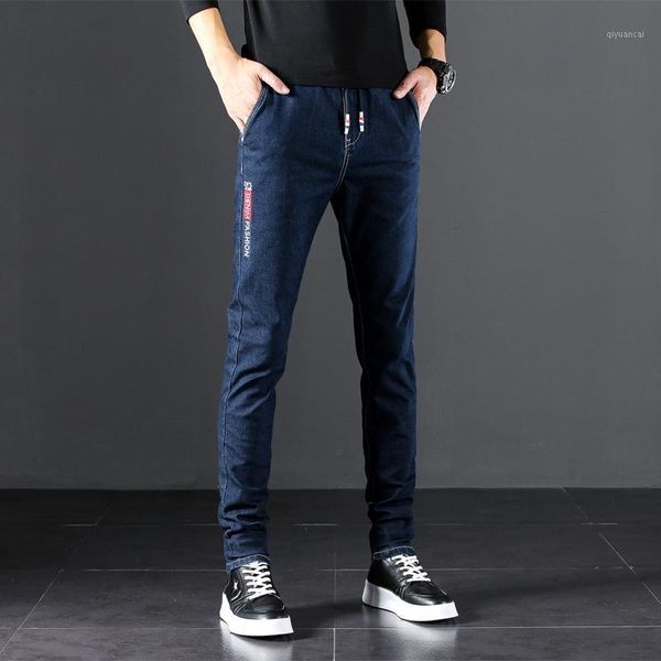 designer trousers male denim jeans classic slim fit elastic waist cotton pants jeans casual skinny straight elasticity pants1, Blue
designer trousers male denim jeans classic slim fit elastic waist cotton pants jeans casual skinny straight elasticity pants1, Blue