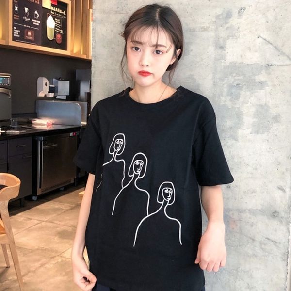 u9hey 2020 summer casual women's t-shirt large loose korean coat t-shirt student ins short sleeve girl versatile couple crew xz2gy, White
u9hey 2020 summer casual women's t-shirt large loose korean coat t-shirt student ins short sleeve girl versatile couple crew xz2gy, White