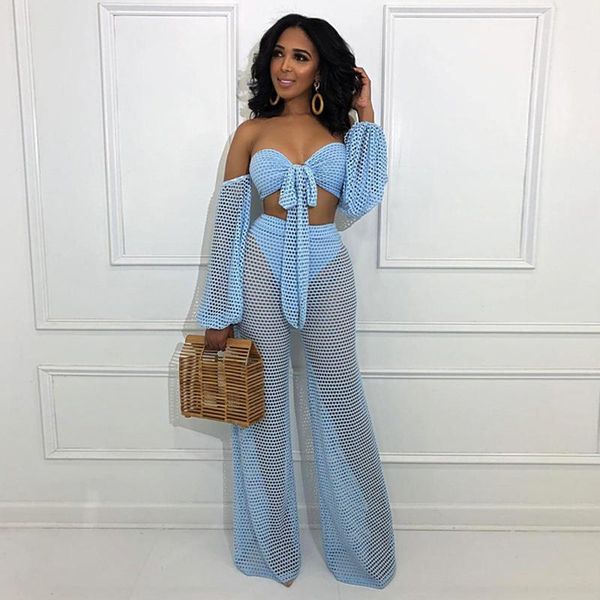 great women tracksuit two piece set night club fishnet womens two piece sets slash neck summer swimwear beach matching sets1, White;black
great women tracksuit two piece set night club fishnet womens two piece sets slash neck summer swimwear beach matching sets1, White;black