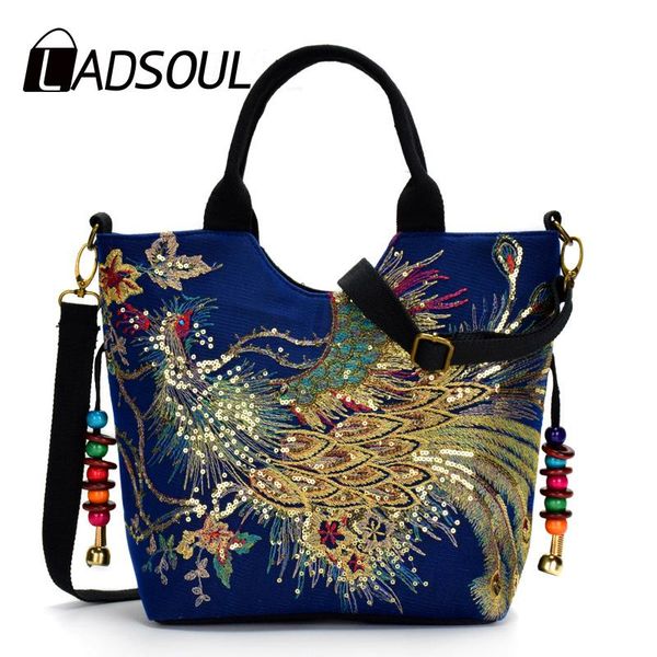 ladsoul 2020 new ethnic style embroidered bag canvas peacock embroidery small women's middle-aged shoulder portable diagonal bag
ladsoul 2020 new ethnic style embroidered bag canvas peacock embroidery small women's middle-aged shoulder portable diagonal bag
