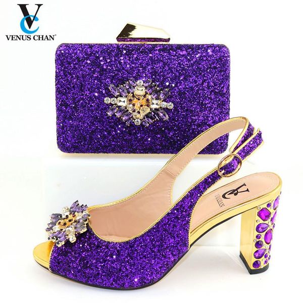 international fashion lady shoe and bag set 2020 selling material with pu italian women shoes and bags to match for party, Black
international fashion lady shoe and bag set 2020 selling material with pu italian women shoes and bags to match for party, Black