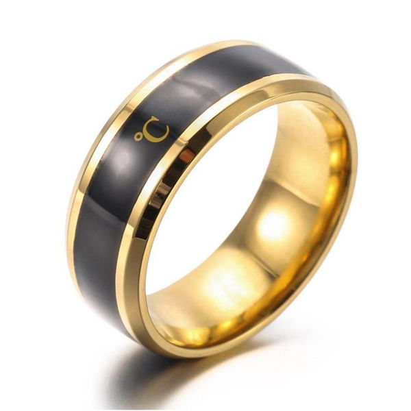 factory wholesale net red fashion explosion model body temperature titanium steel ring creative temperature intelligent temperature ring, Silver
factory wholesale net red fashion explosion model body temperature titanium steel ring creative temperature intelligent temperature ring, Silver