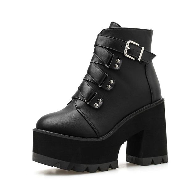 punk style platform women ankle boots women's motorcycle boot fashion ladies chunky shoes metal decor black zapatos de lja933-2
punk style platform women ankle boots women's motorcycle boot fashion ladies chunky shoes metal decor black zapatos de lja933-2