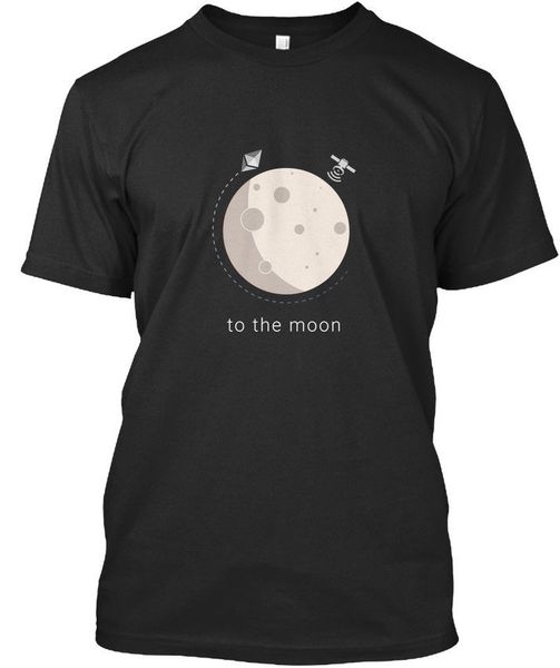 ethereum to the moon | ether fan - premium tee t-shirtshort sleeve tee shirt sport hooded sweatshirt hoodie