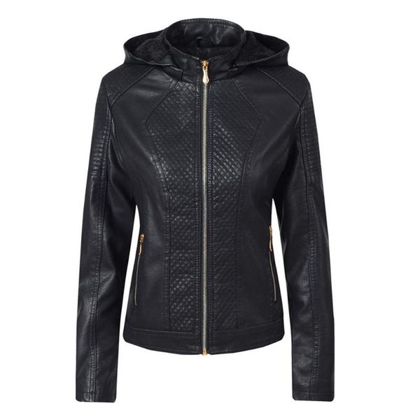 women jacket casual hoodie slim zipper long sleeve pocket warm coat women's leather jacket fall 2020 trend doudoune femme #7, Black;brown
women jacket casual hoodie slim zipper long sleeve pocket warm coat women's leather jacket fall 2020 trend doudoune femme #7, Black;brown