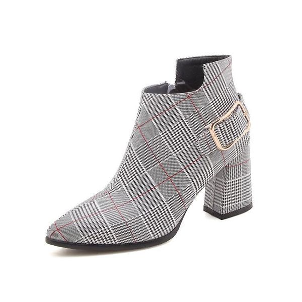 short boots female pointed thick heel british style new autumn and winter high heel net red martin boots women, Black
short boots female pointed thick heel british style new autumn and winter high heel net red martin boots women, Black