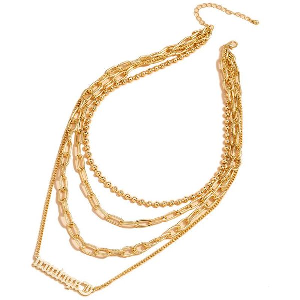 2021 ins золотая коренастая цепочка многослойные буквы rock hip-oph choker ожерелья модные корейские моды женщины партии ювелирные изделия, Silver
2021 ins золотая коренастая цепочка многослойные буквы rock hip-oph choker ожерелья модные корейские моды женщины партии ювелирные изделия, Silver
